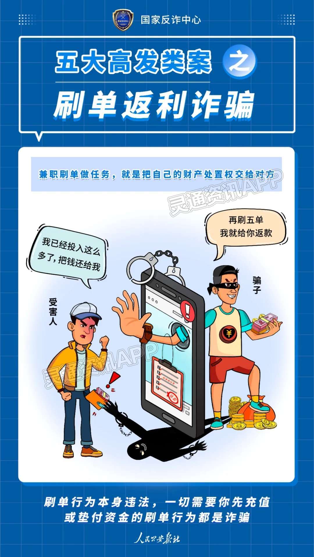 警惕！公安部公布五类高发电信网络诈骗案件_kaiyun官方网站(图3)
