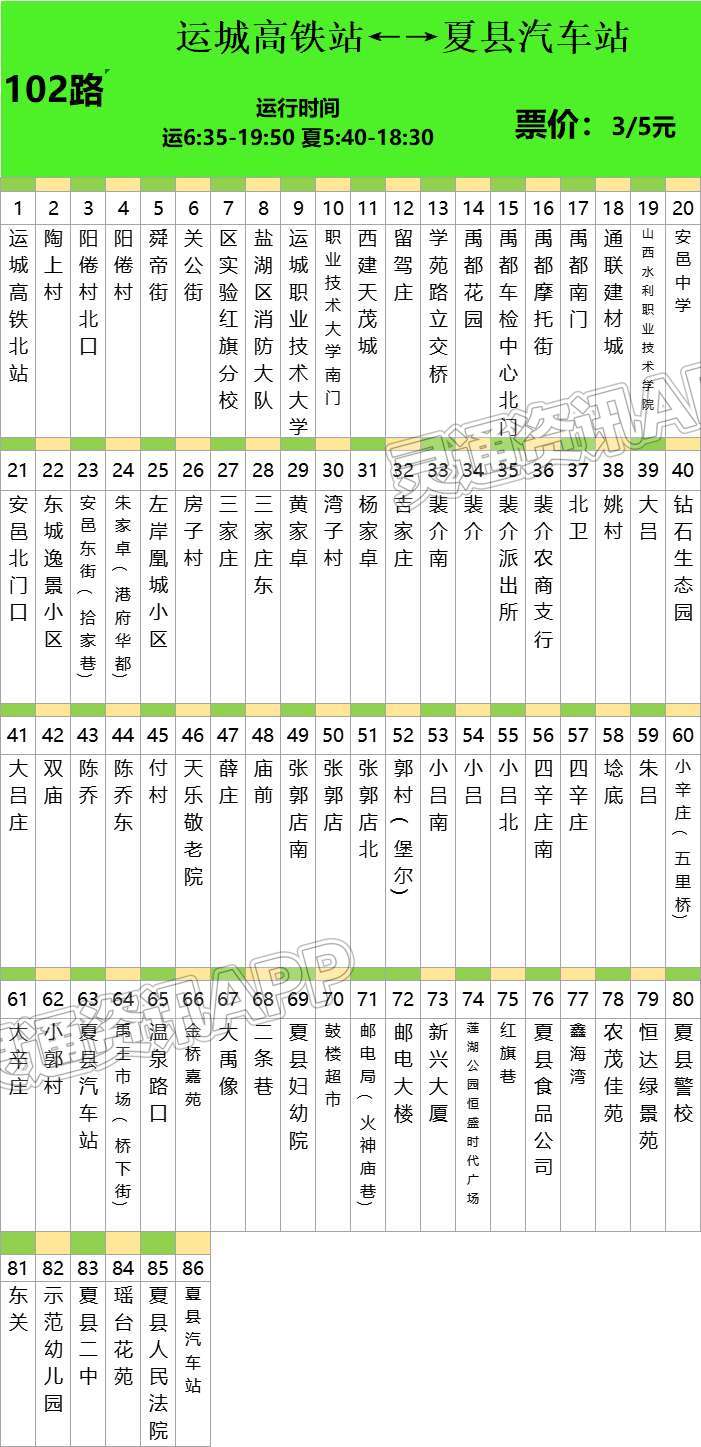 雷火电竞首页-最新！城际公交101路—109路发车时间及站点(图2)