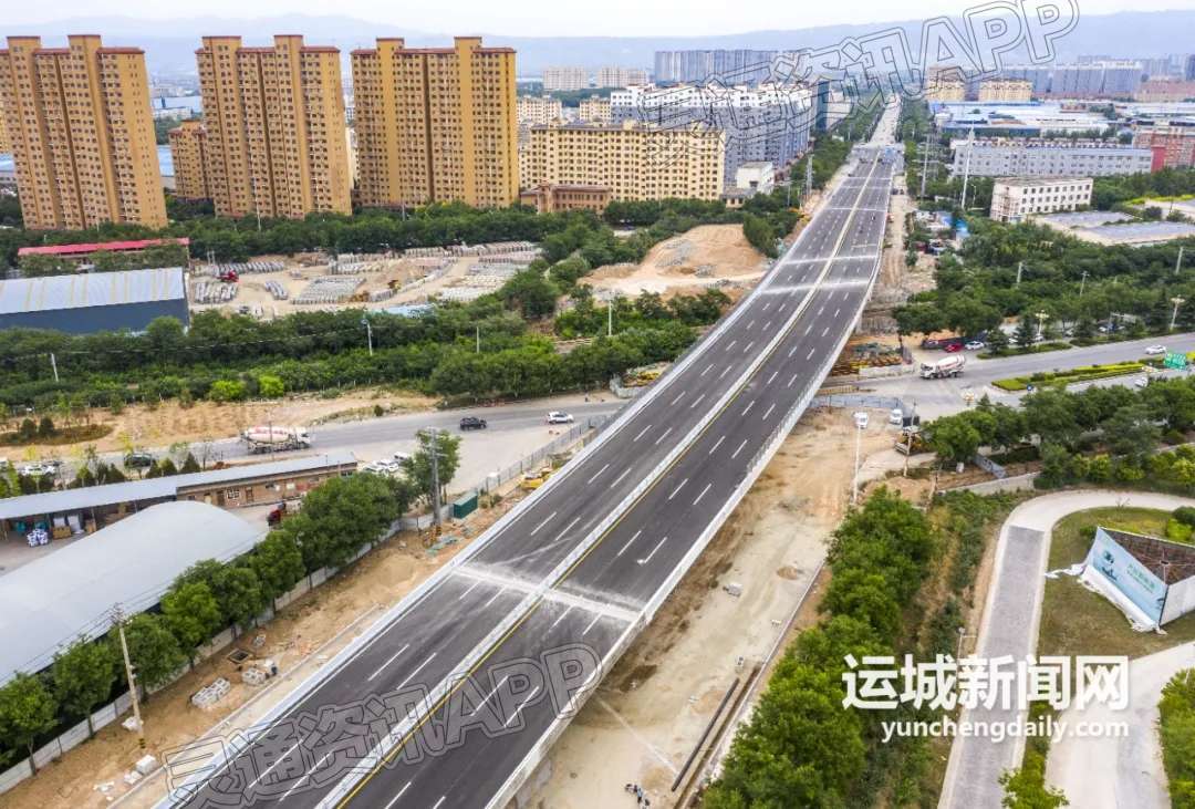 【雷火电竞官方网站】好消息！柳河东路跨南同蒲铁路立交桥主车道预计6月1日通车(图3)