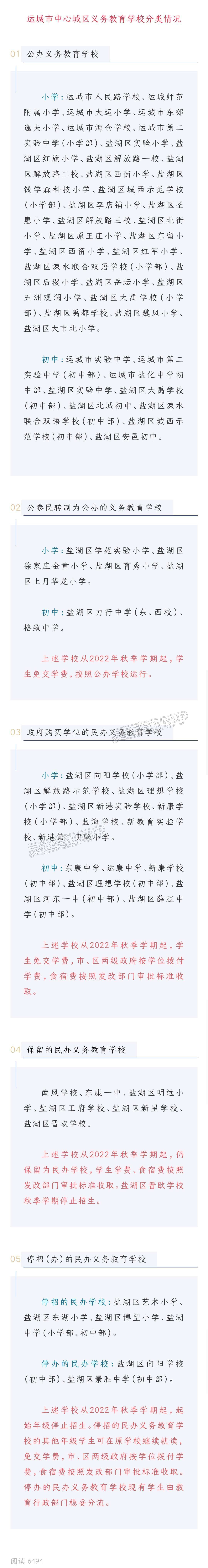 权威发布！2022年运城市中心城区义务教育学校招生工作通告【皇冠正规娱乐平台】(图3)