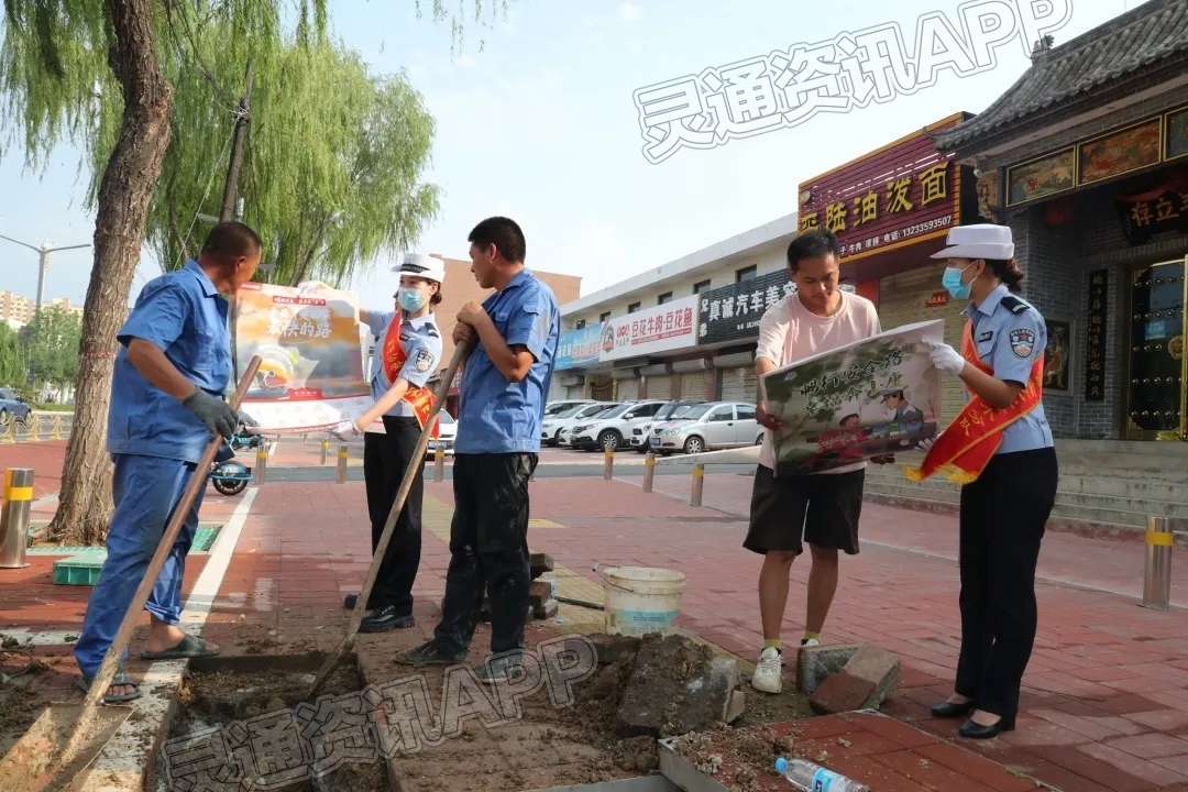 盐湖公安交警“一盔一带”宣传不服“暑”  夏季整治百日行动|泛亚电竞官网(图4)