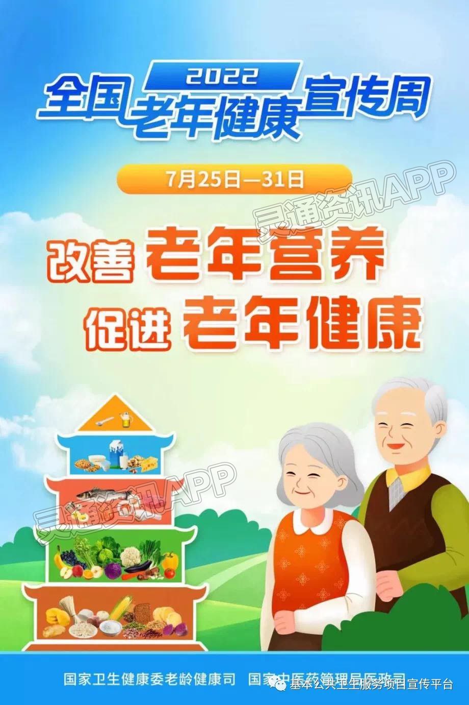 2022老年健康宣传周——改善老年营养 促进老年健康‘pg娱乐电子游戏官网APP下载’(图1)
