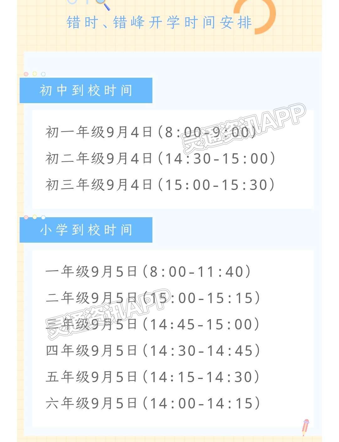 最新汇总！运城部分学校错峰返校时间|半岛官方下载入口(图6)