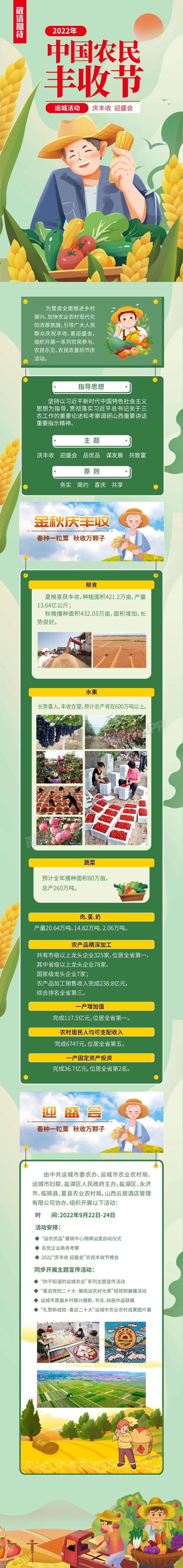 环球体育官网入口登录-2022年中国农民丰收节运城活动重磅来袭！(图1)