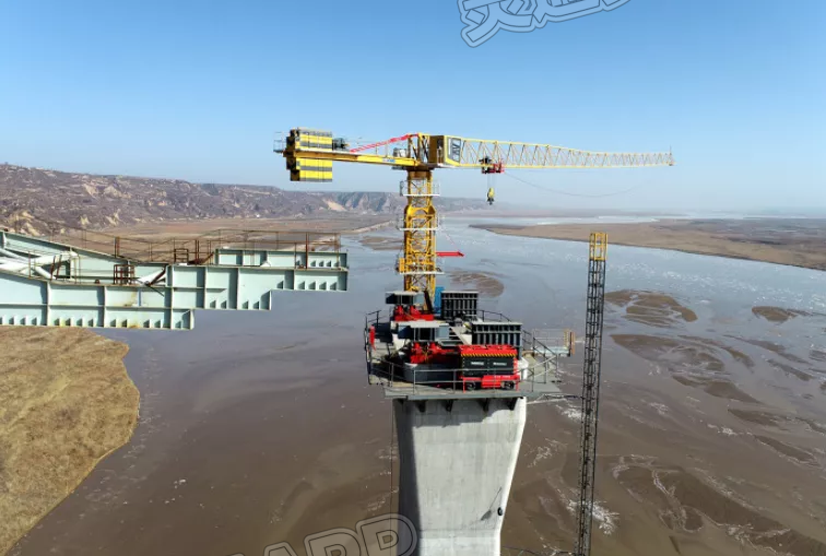 临猗黄河大桥建设，水中承台已全部施工完成‘hq体育app官网入口’