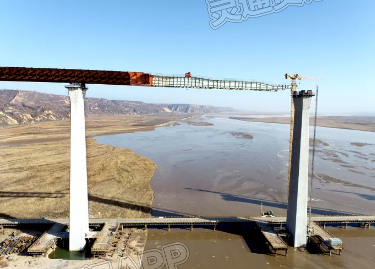 临猗黄河大桥建设，水中承台已全部施工完成‘hq体育app官网入口’(图6)