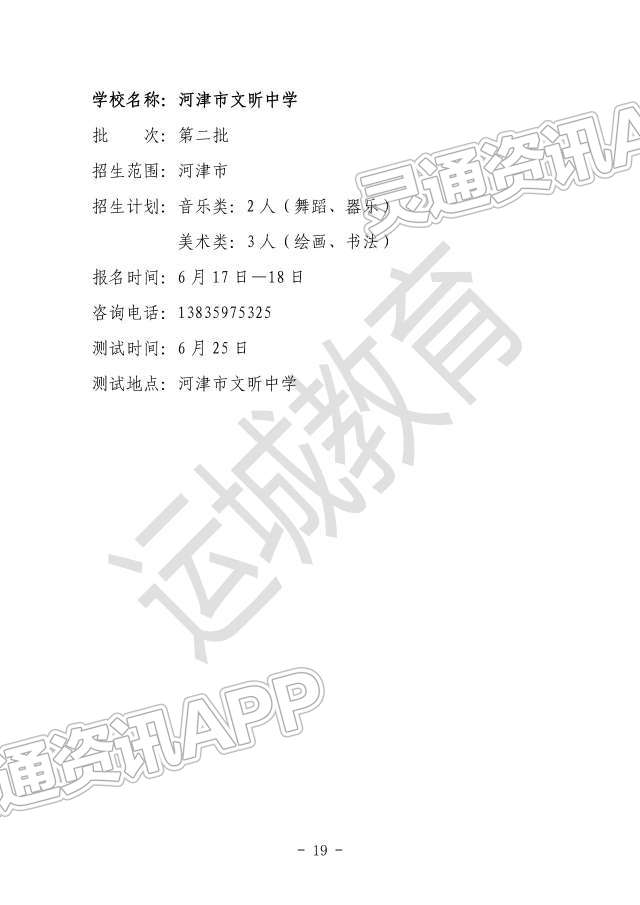 2023 年运城市普通高中特长生招生计划_半岛官网App下载(图19)