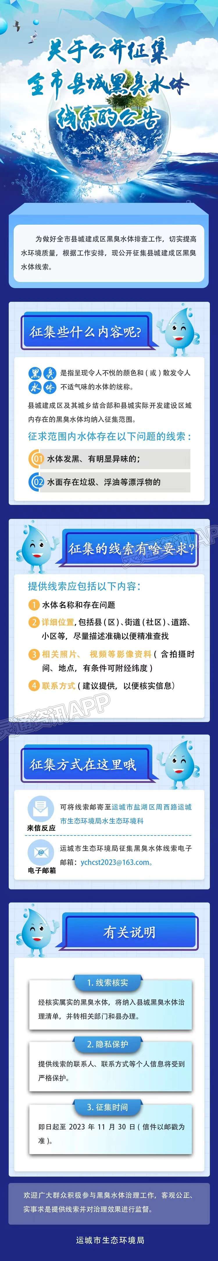 ag九游会官网登录-关于公开征集全市县城黑臭水体线索的公告