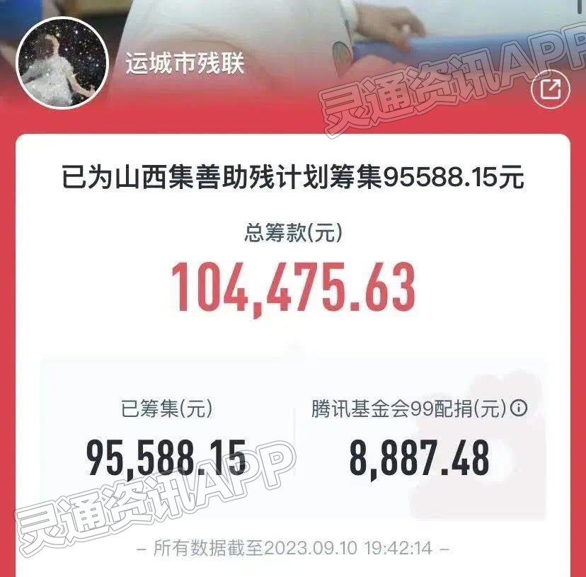 九游会j9网站首页|市残联共为“山西集善助残计划”募捐10.45万元(图1)