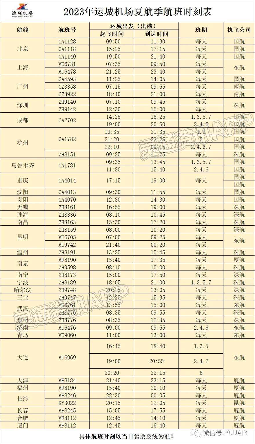 ‘泛亚电竞官方入口’10月29日起，新增1班运城飞往大兴机场航班(图3)