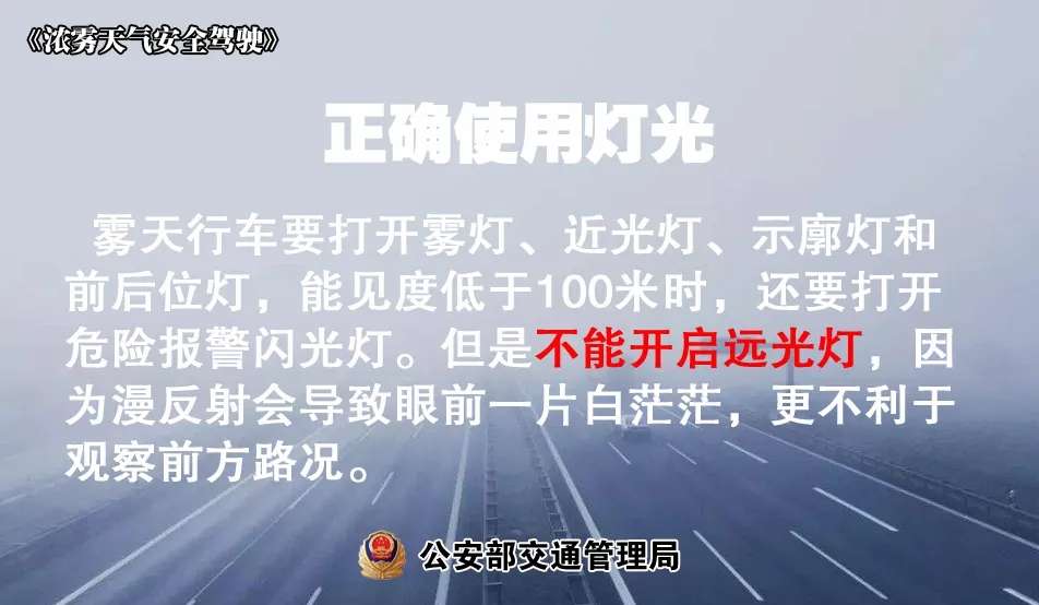 前方“高冷”预警，大雾来袭！这份九字防寒秘笈及雾天驾驶指南请收好-半岛官方下载地址(图19)