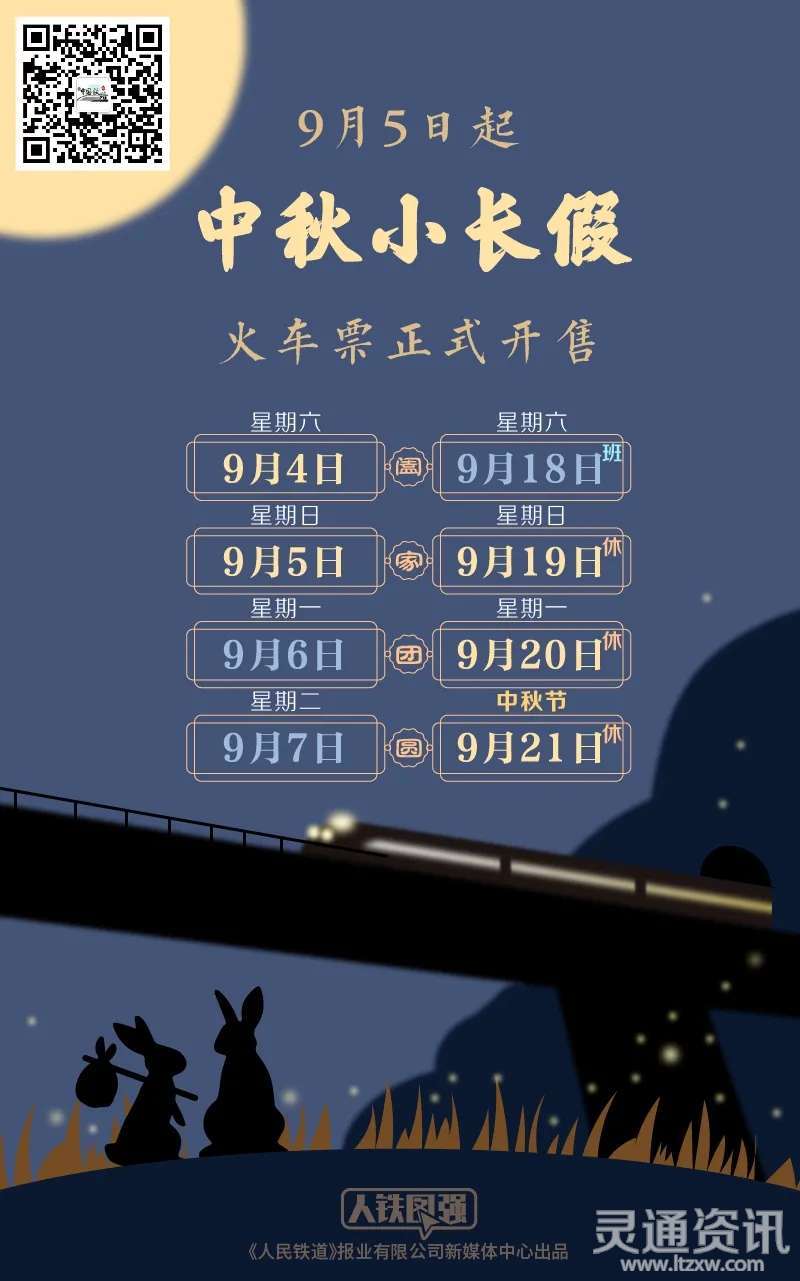 bat365在线登录入口-中秋假期火车票今日开售！内含3个购票小技巧(图1)
