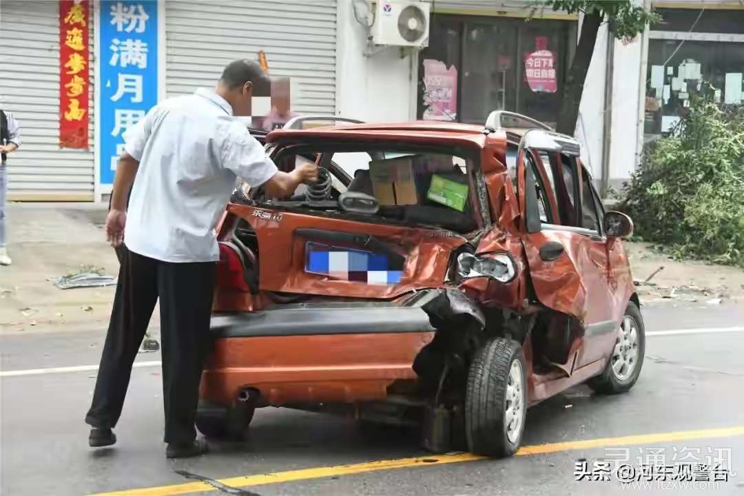 半岛官方下载入口|运城一司机误把油门当刹车，追尾前车酿事故，所幸无人员伤亡(图5)